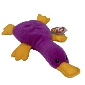 TY Beanie Baby Patti the Platypus with EXTREMELY RARE ERRORS 1st Edition PVC